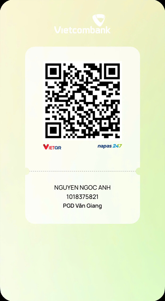 QR chuyển khoản chú rể
