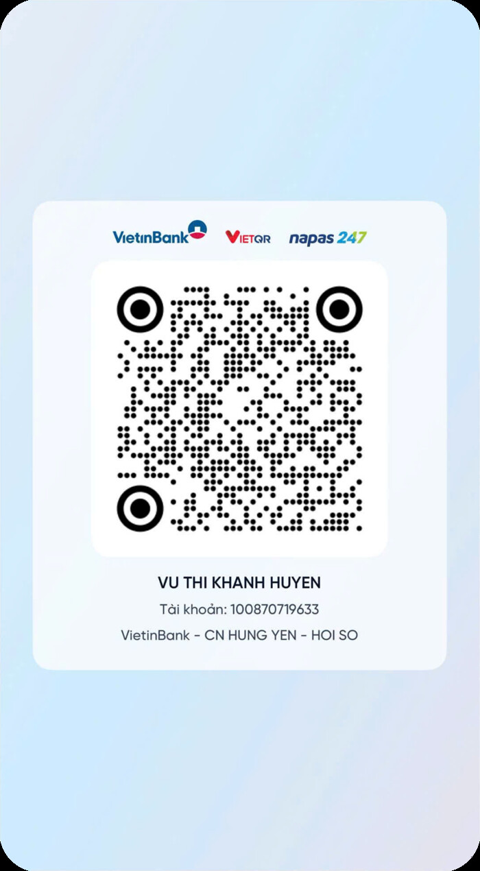 QR chuyển khoản cô dâu